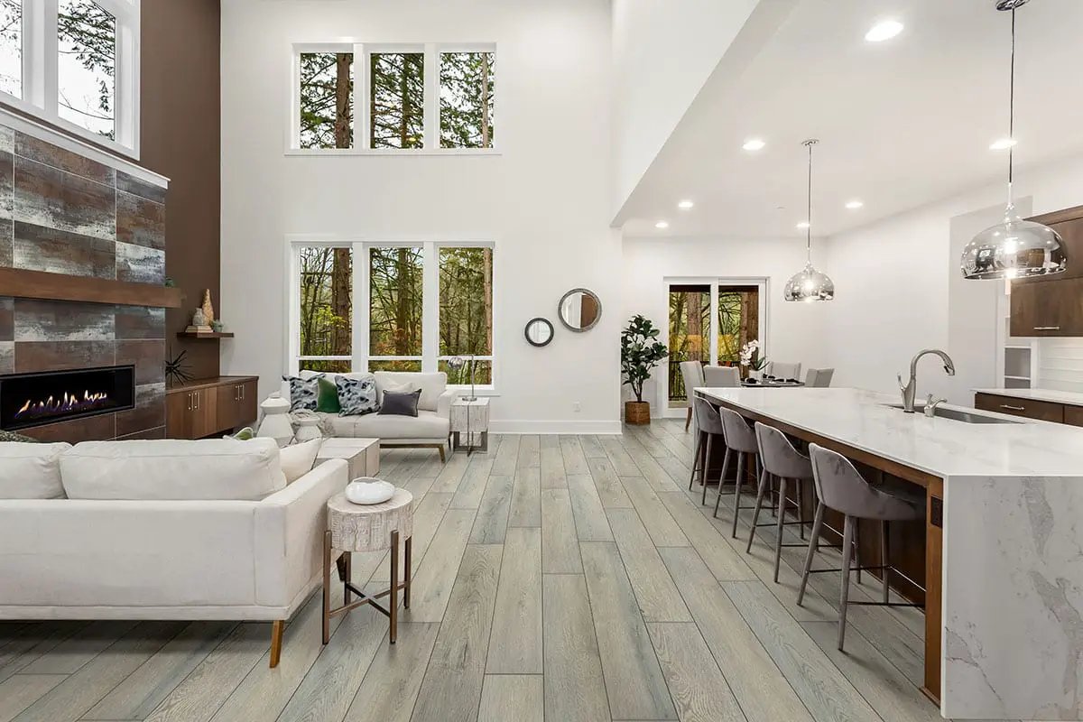 Xl Cyrus Kardigan Matte Wood Look Lvt Planks 9x60 in a finished room