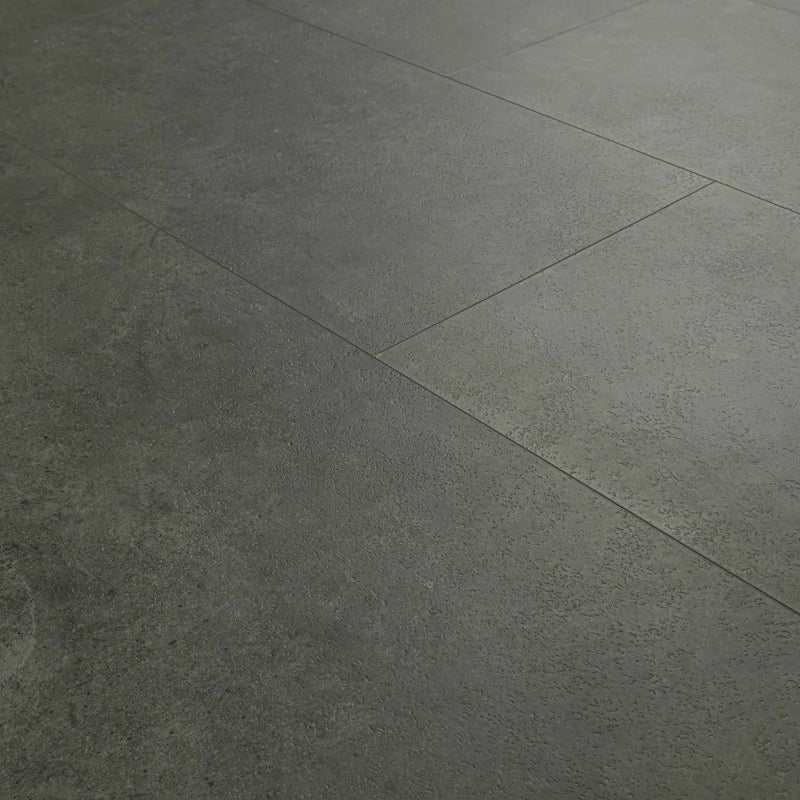 Xl Trecento Stormbound Matte Stone Look Lvt Tiles 18x36 angled view
