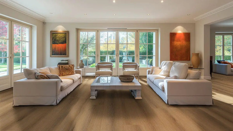 Xl Studio Swilcan Matte Wood Look Lvt Planks 9x60 in a finished room