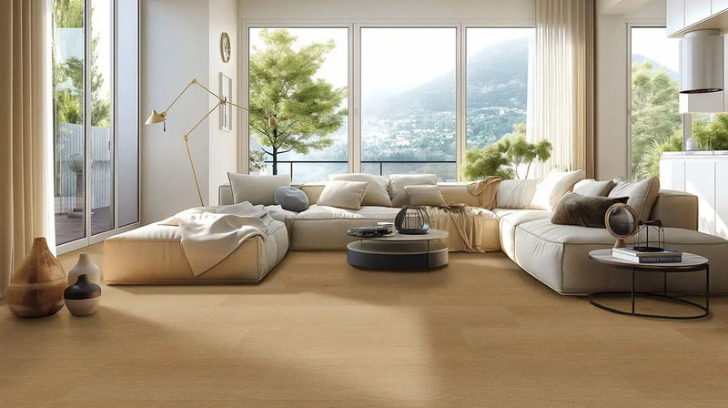 Xl Studio Taos Matte Wood Look Lvt Planks 9x60 in a finished room
