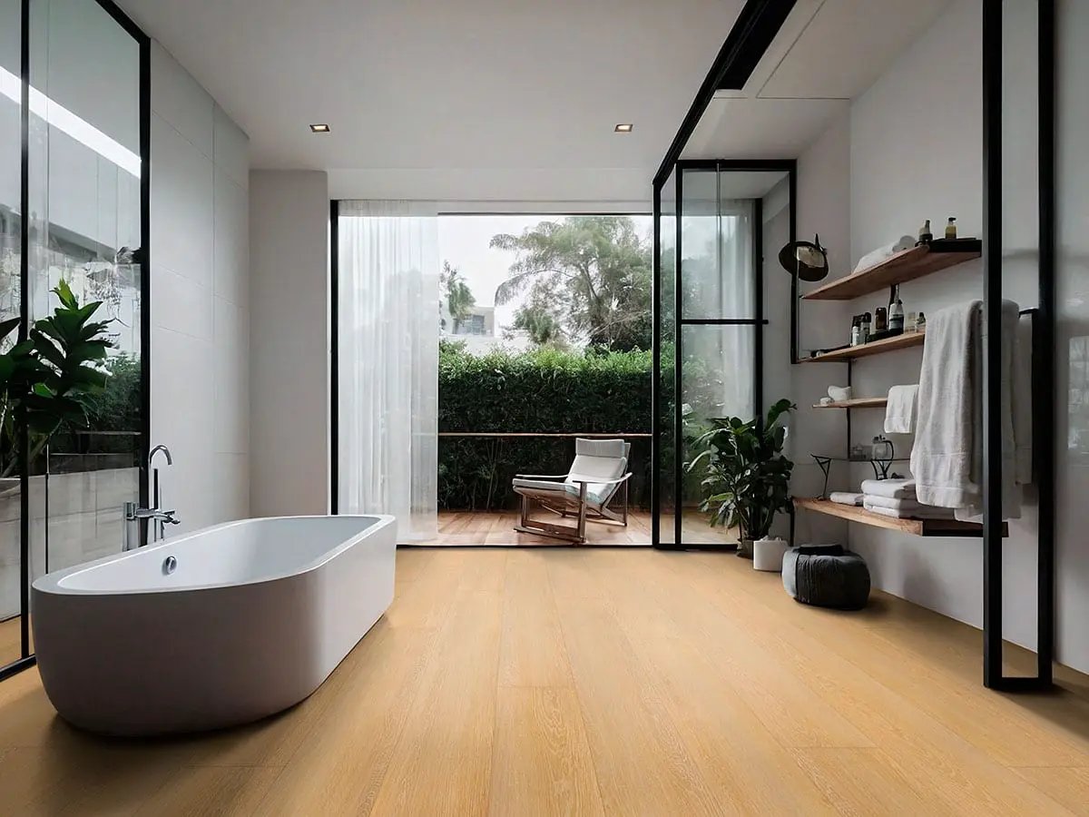 Xl Cyrus Valleyview Grove Matte Wood Look Lvt Planks 9x60 in a finished room