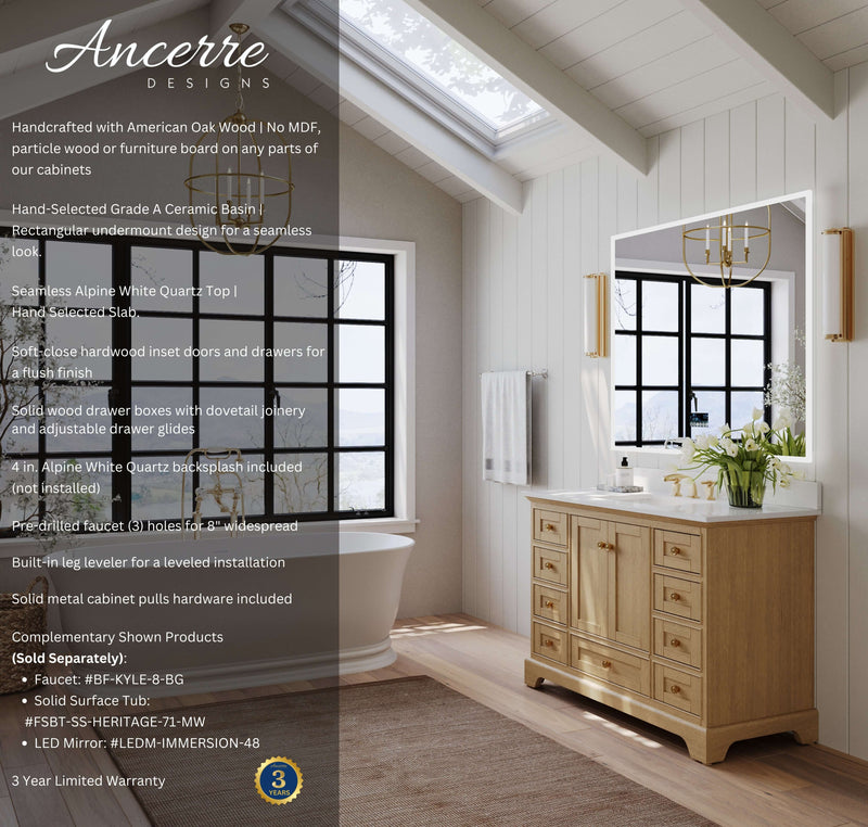 Audrey 48" Bath Vanity Set by Ancerre Designs