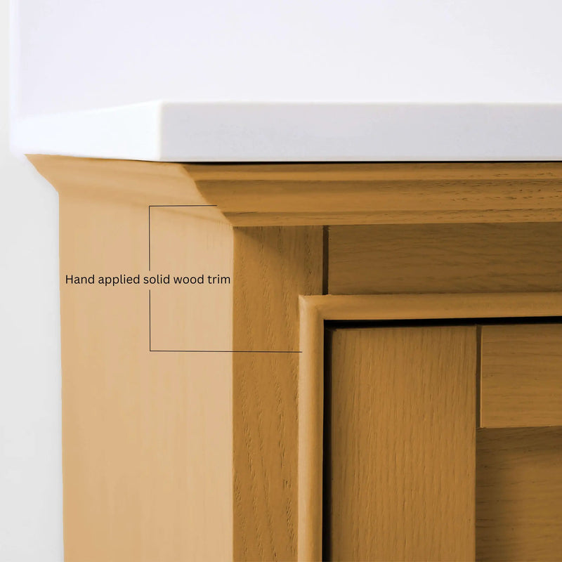 Audrey Bathroom Vanity in Sienna Finish by Ancerre Designs