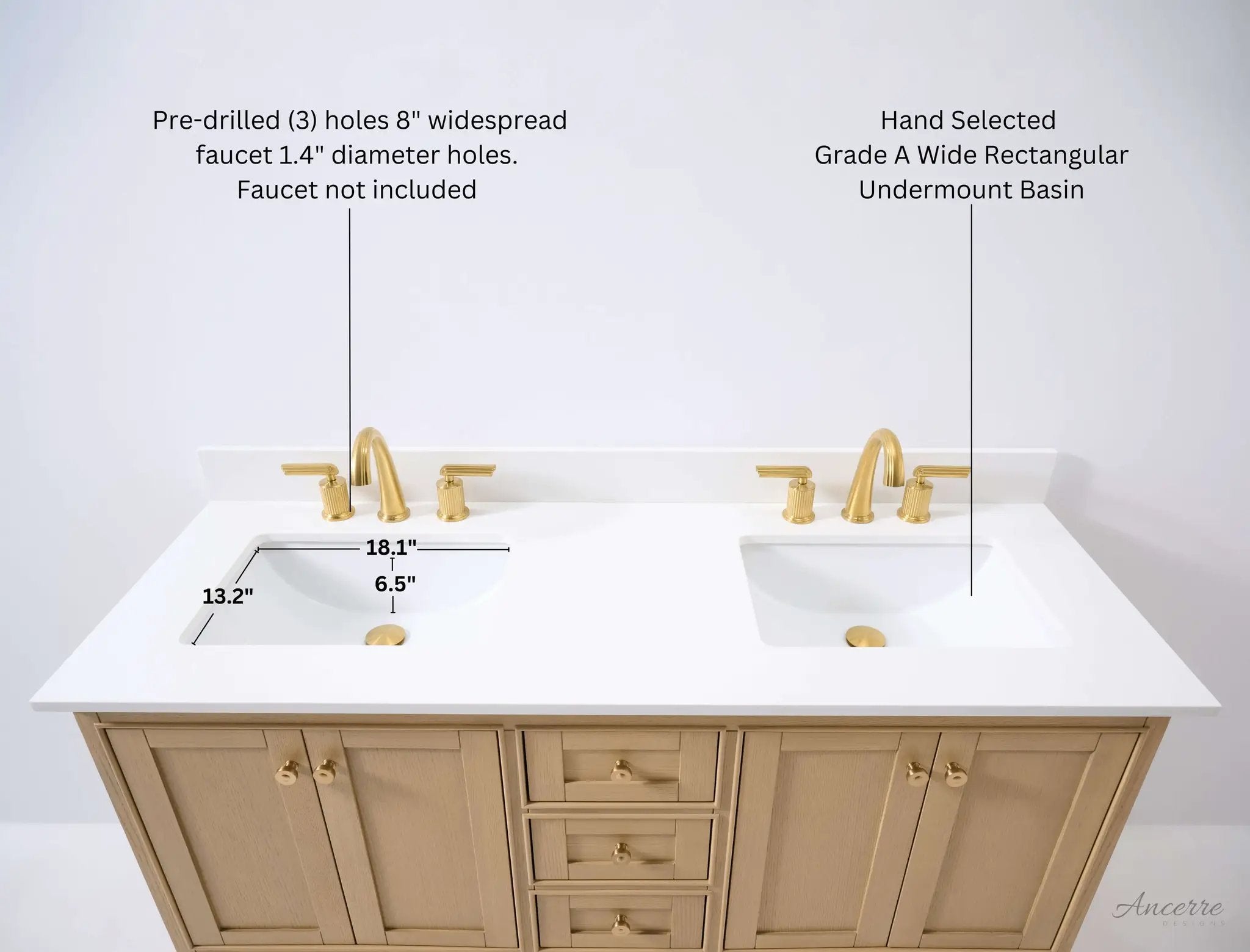 Audrey 48" Bath Vanity Set by Ancerre Designs