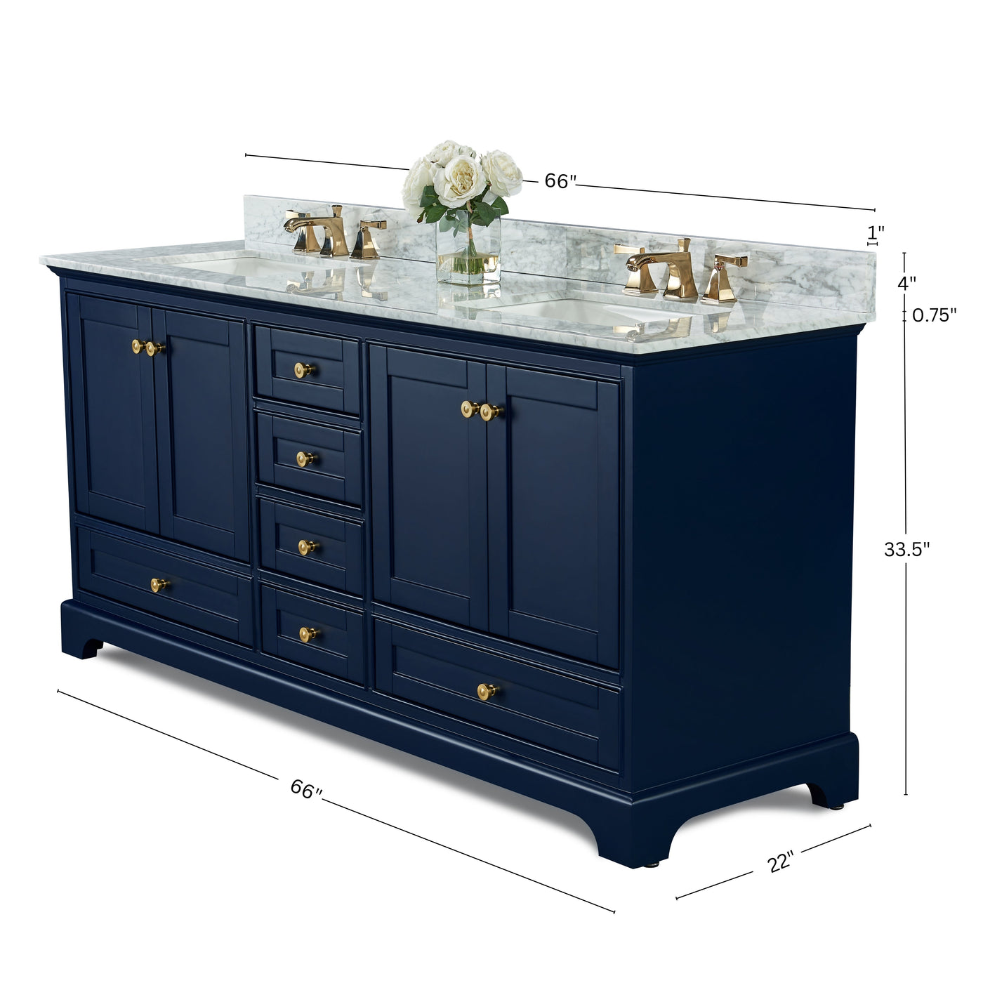 Audrey 66" Bath Vanity Set by Ancerre Designs