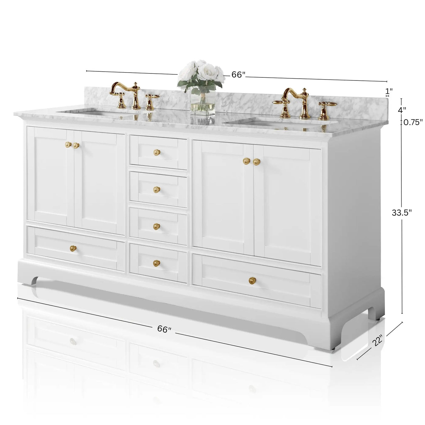 Audrey 66" Bath Vanity Set by Ancerre Designs