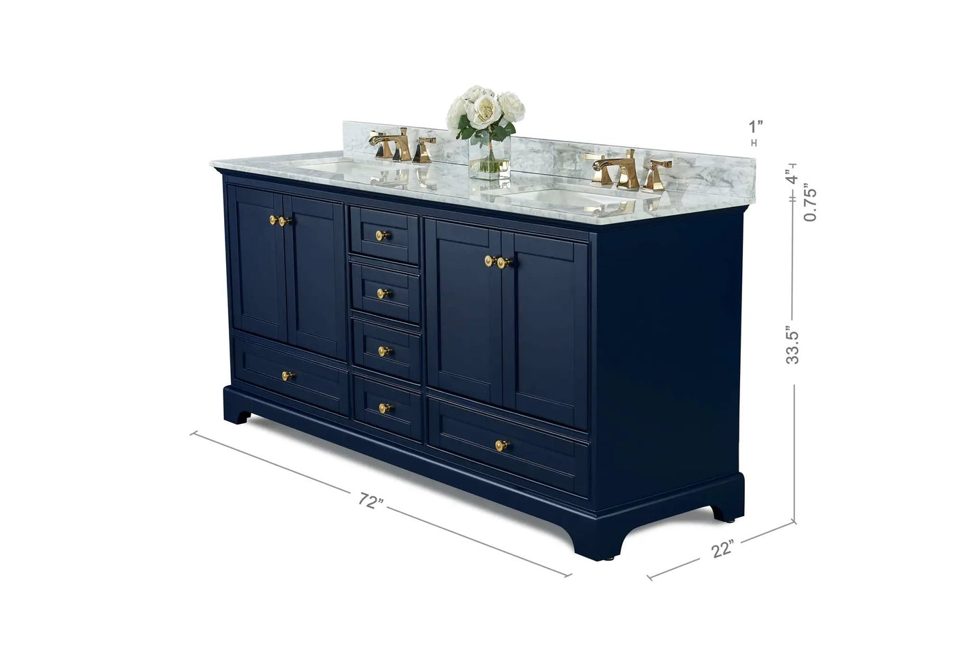 Audrey 72" Bath Vanity Set by Ancerre Designs