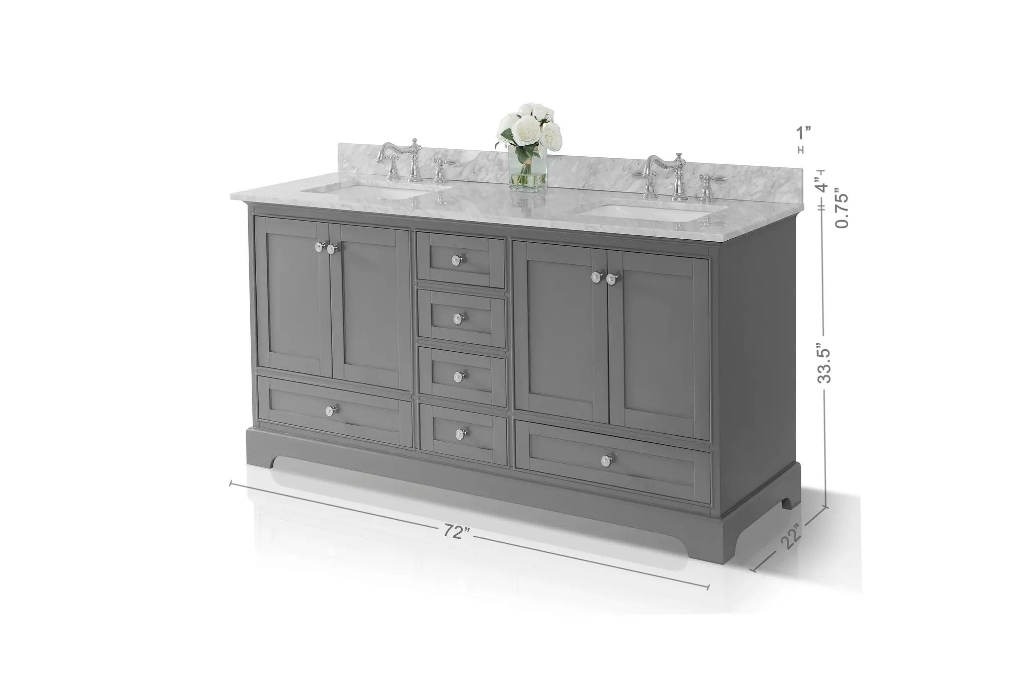 Audrey 48" Bath Vanity Set by Ancerre Designs
