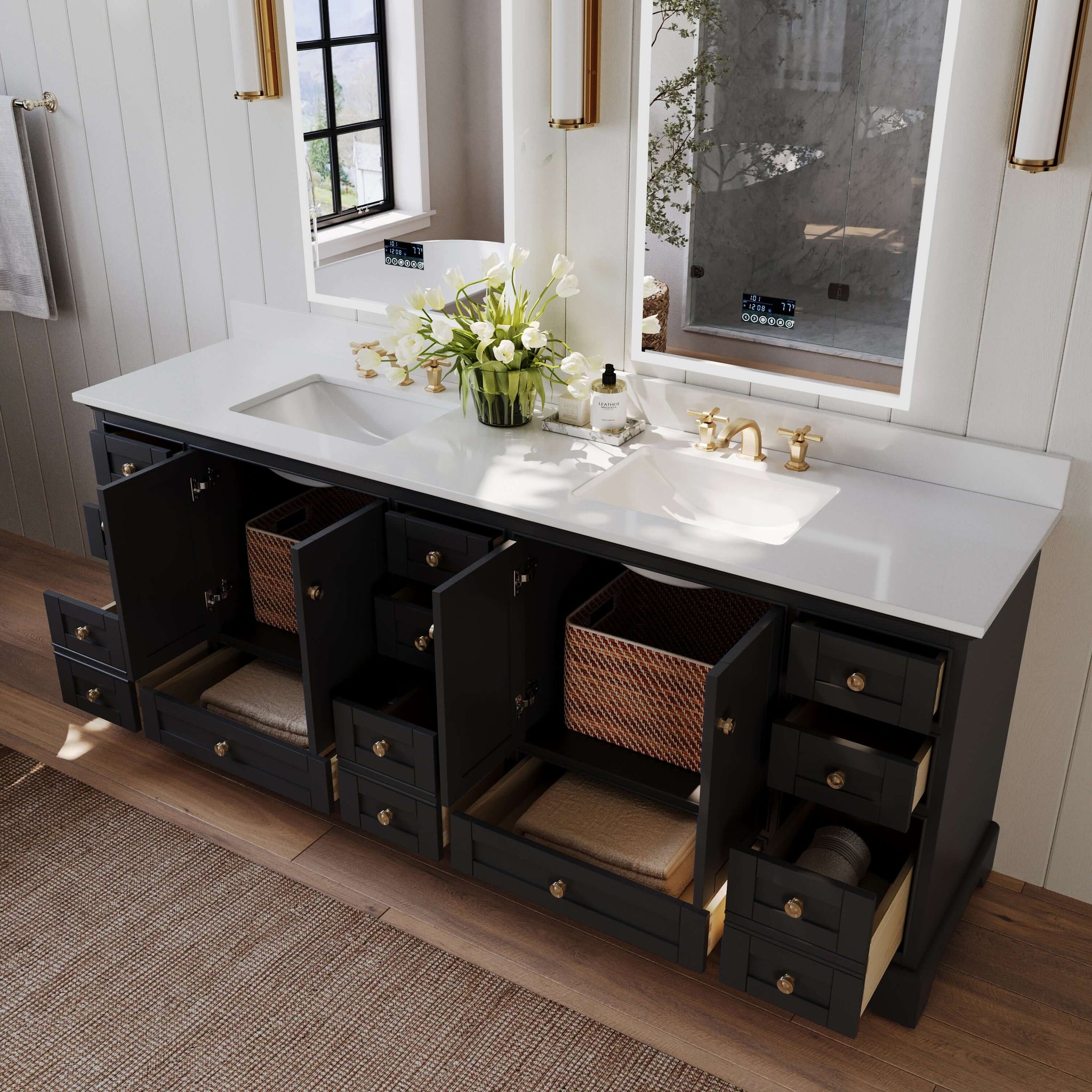 Audrey 84" Bath Vanity Set by Ancerre Designs