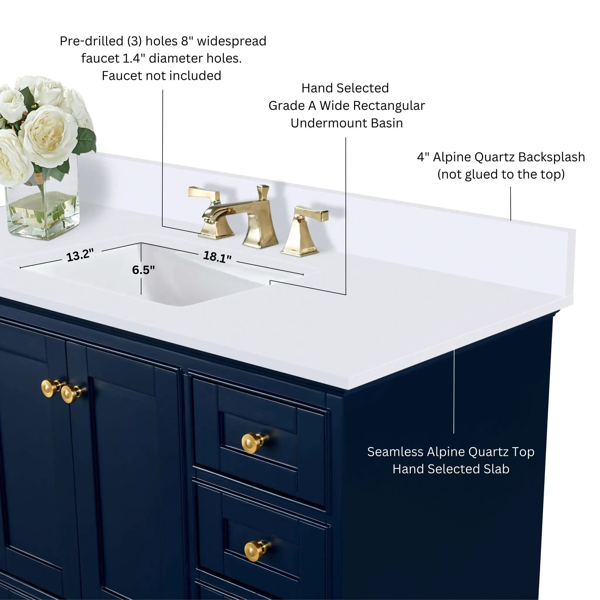 Audrey 84" Bath Vanity Set by Ancerre Designs