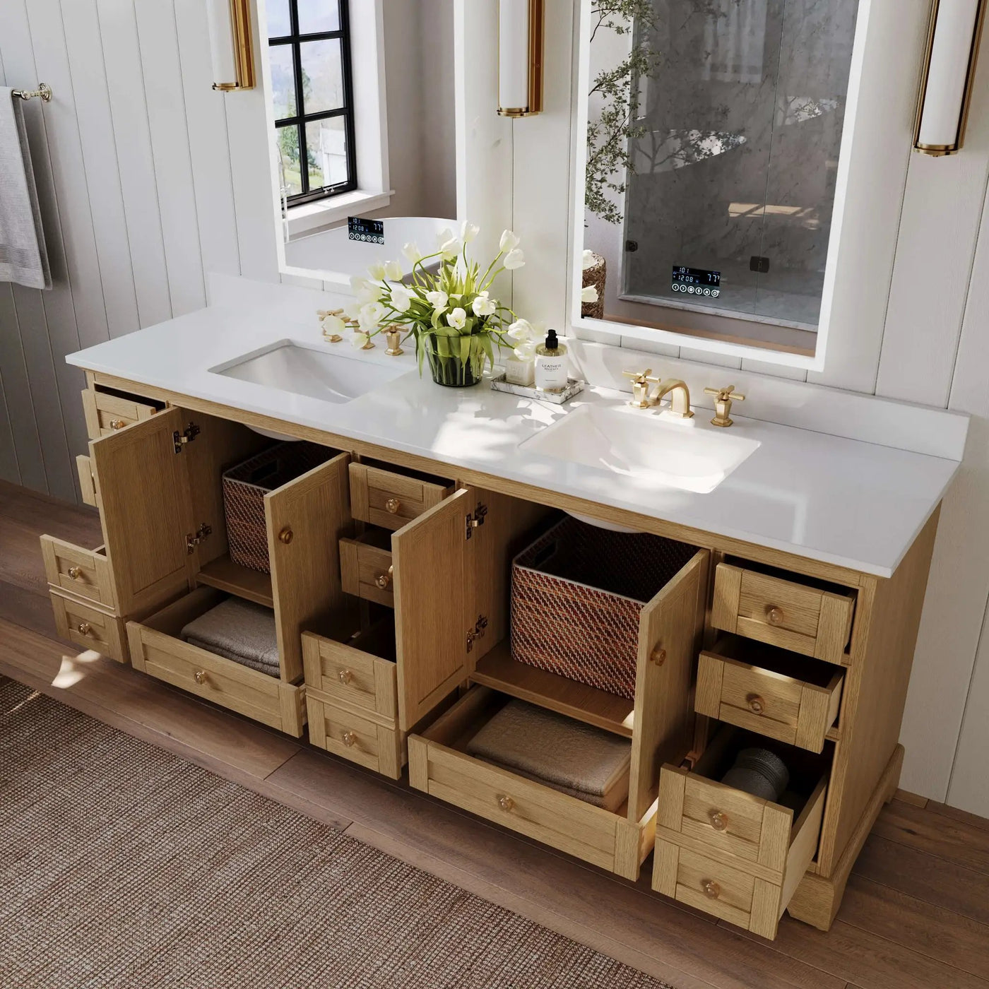 Audrey 84" Bath Vanity Set by Ancerre Designs