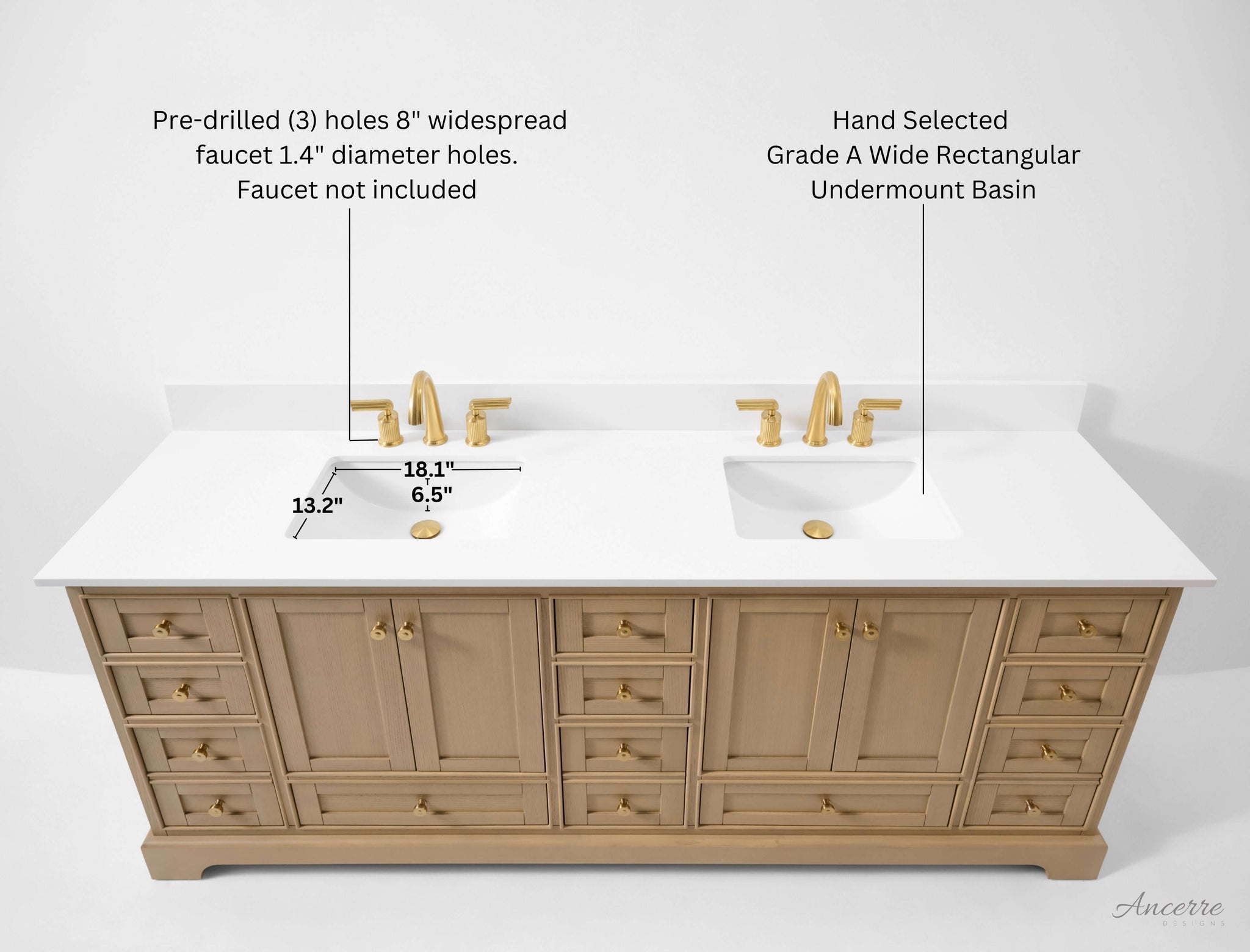Audrey 48" Bath Vanity Set by Ancerre Designs