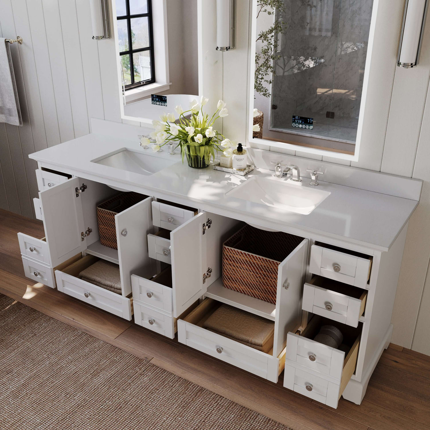 Audrey 84" Bath Vanity Set by Ancerre Designs