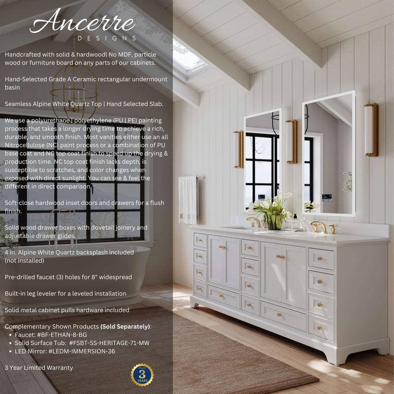 Audrey 48" Bath Vanity Set by Ancerre Designs