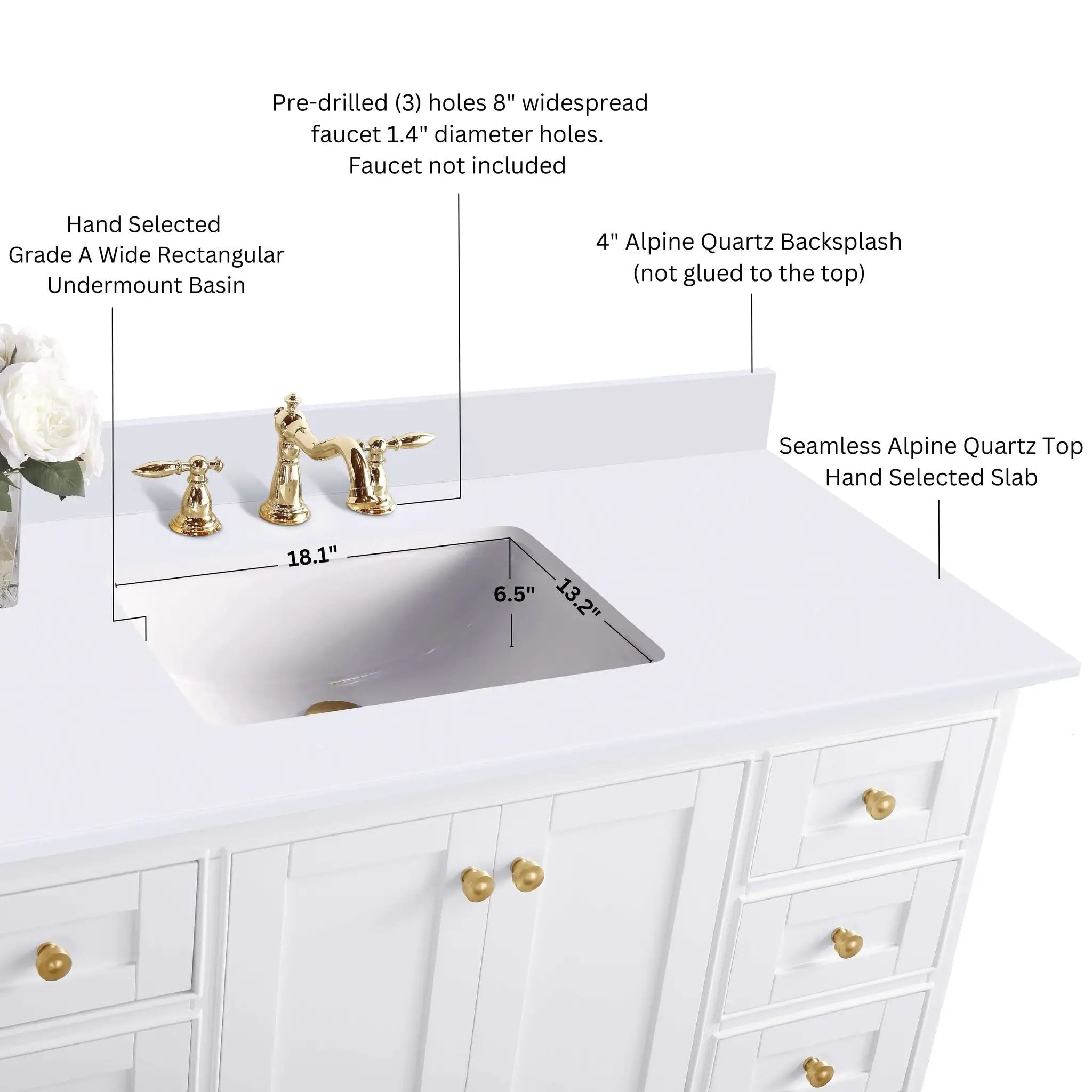 Audrey 48" Bath Vanity Set by Ancerre Designs
