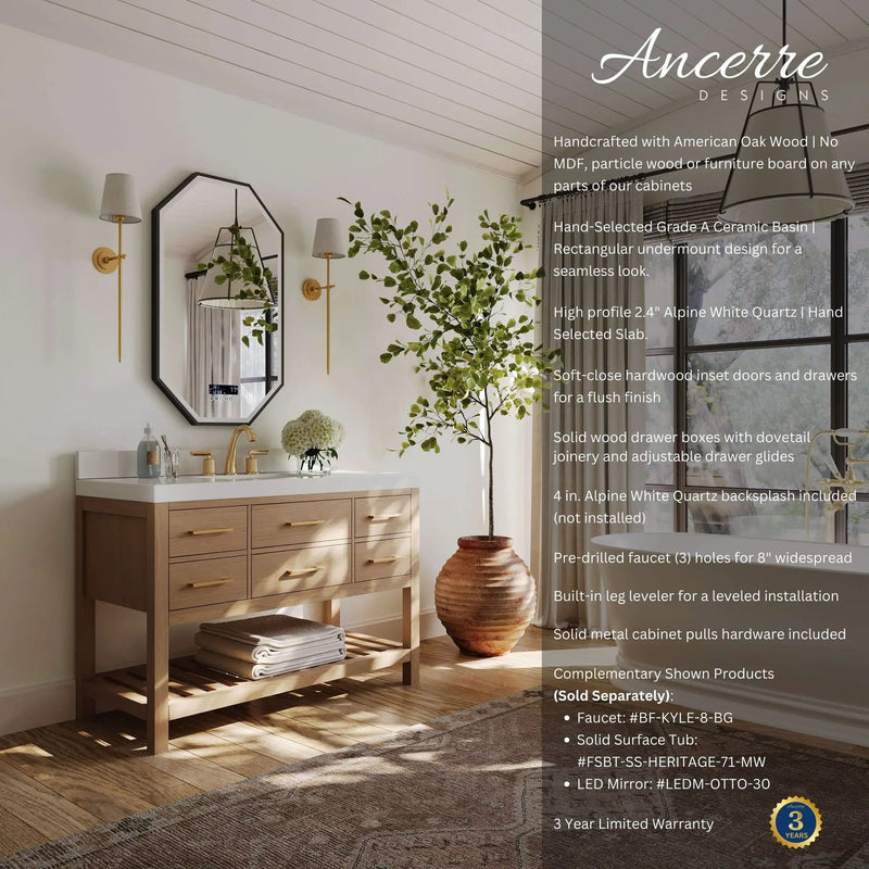 Elizabeth 48" Bath Vanity Set by Ancerre Designs