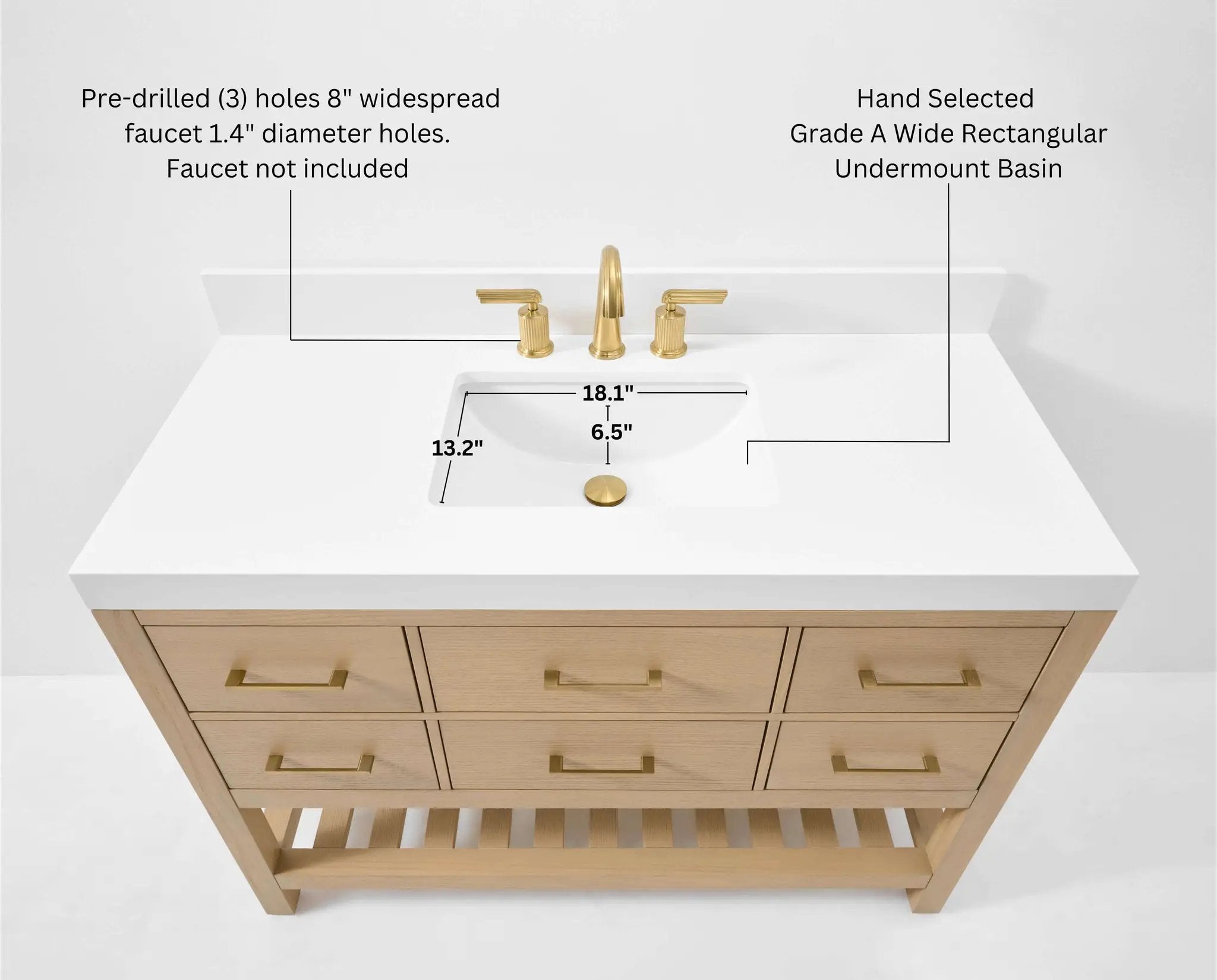 Elizabeth 48" Bath Vanity Set by Ancerre Designs