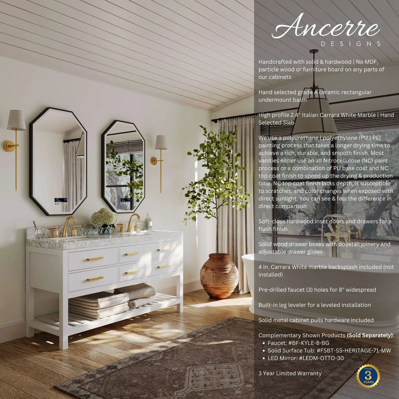 Elizabeth 60" Bath Vanity Set by Ancerre Designs
