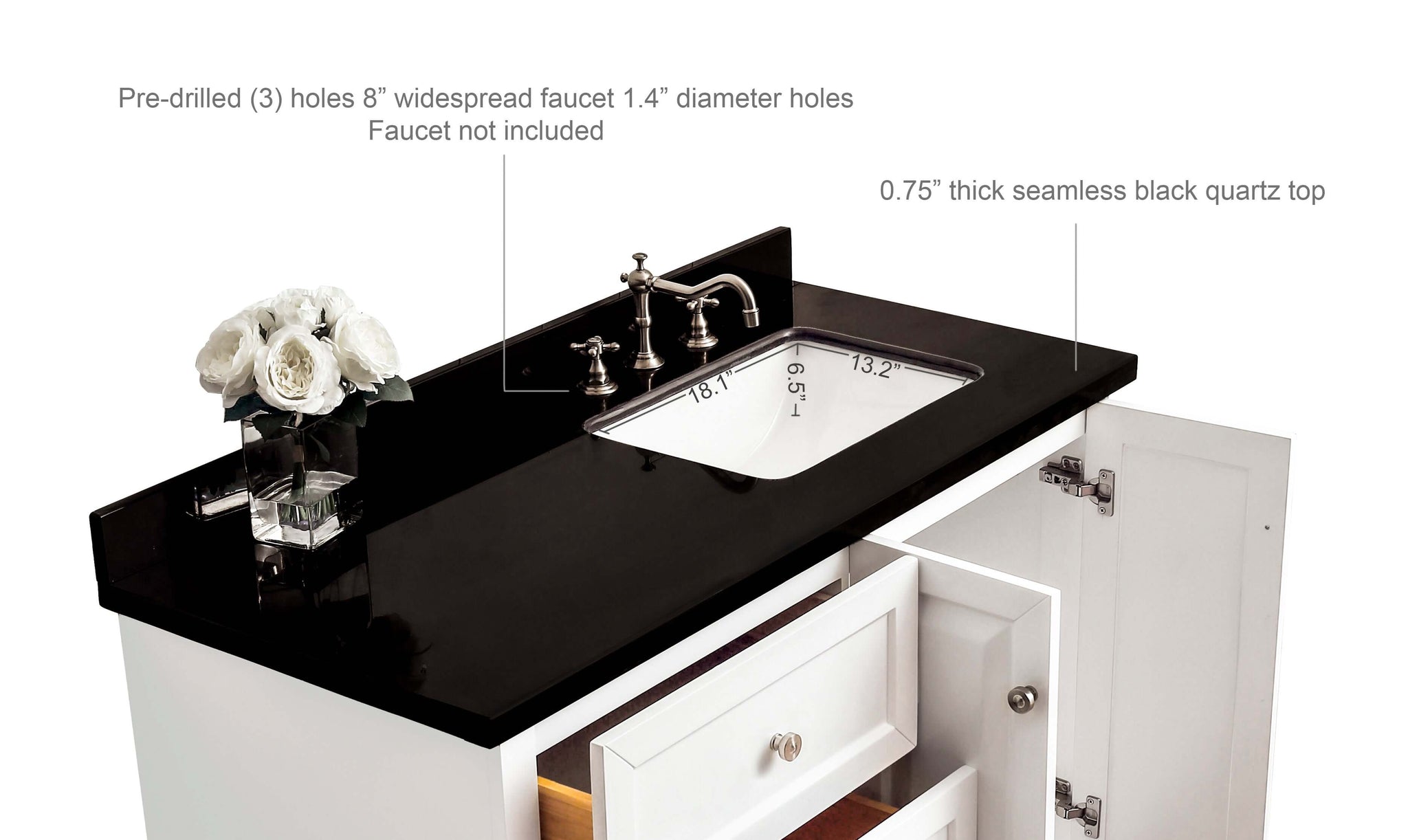 Hannah 42" Bath Vanity Set by Ancerre Designs