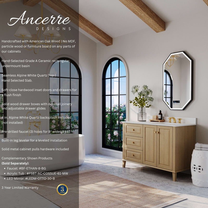 Hannah 42" Bath Vanity Set by Ancerre Designs