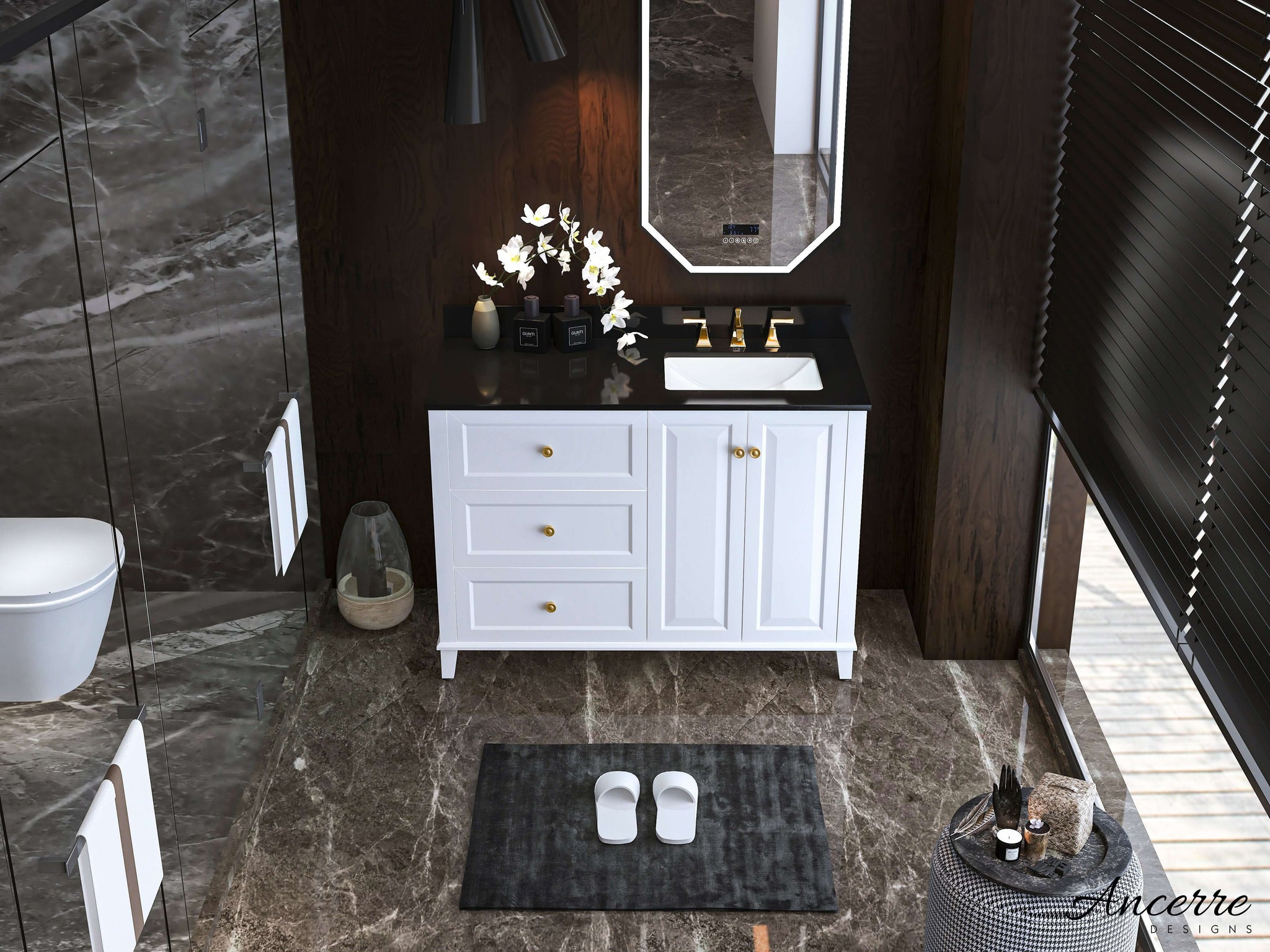 Hannah 42" Bath Vanity Set by Ancerre Designs