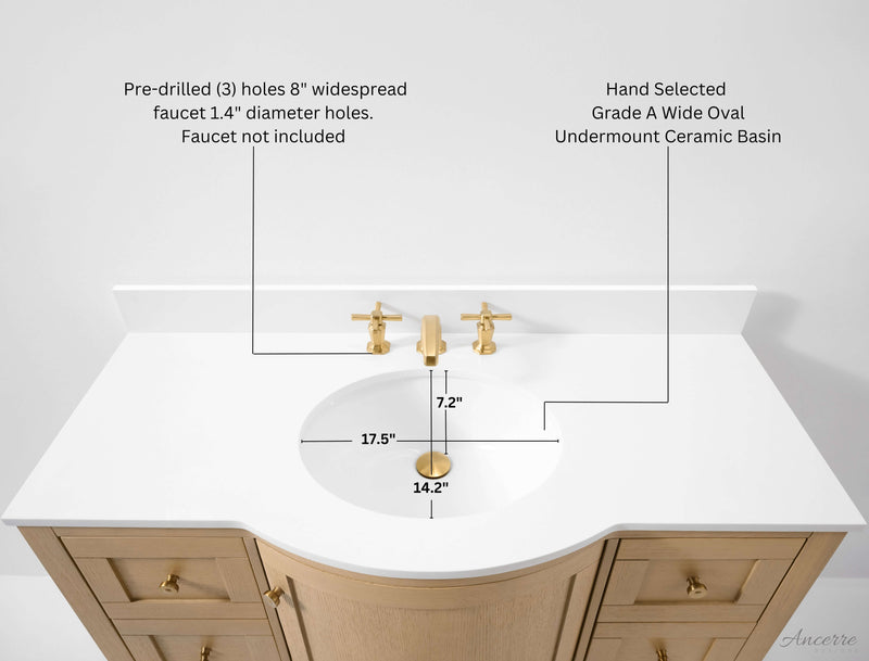 Lauren 42" Bath Vanity Set by Ancerre Designs