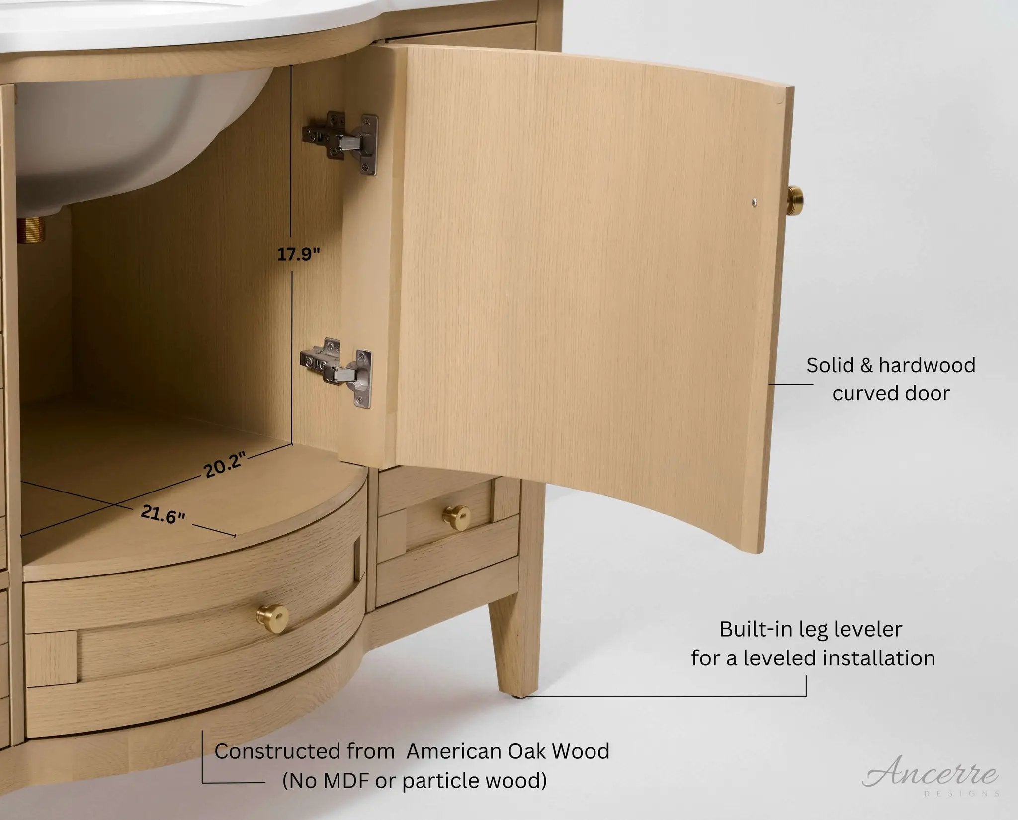Lauren 48" Bath Vanity Set by Ancerre Designs