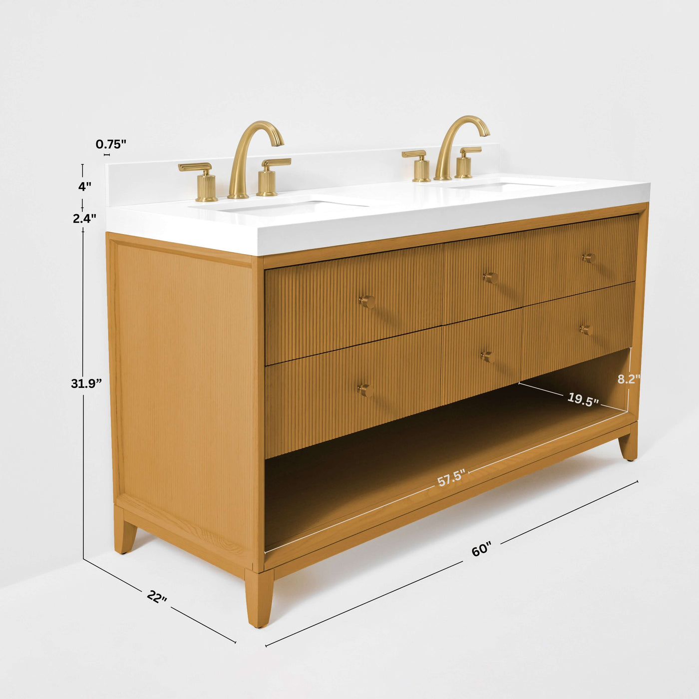 Momo 60" Bath Vanity Set by Ancerre Designs