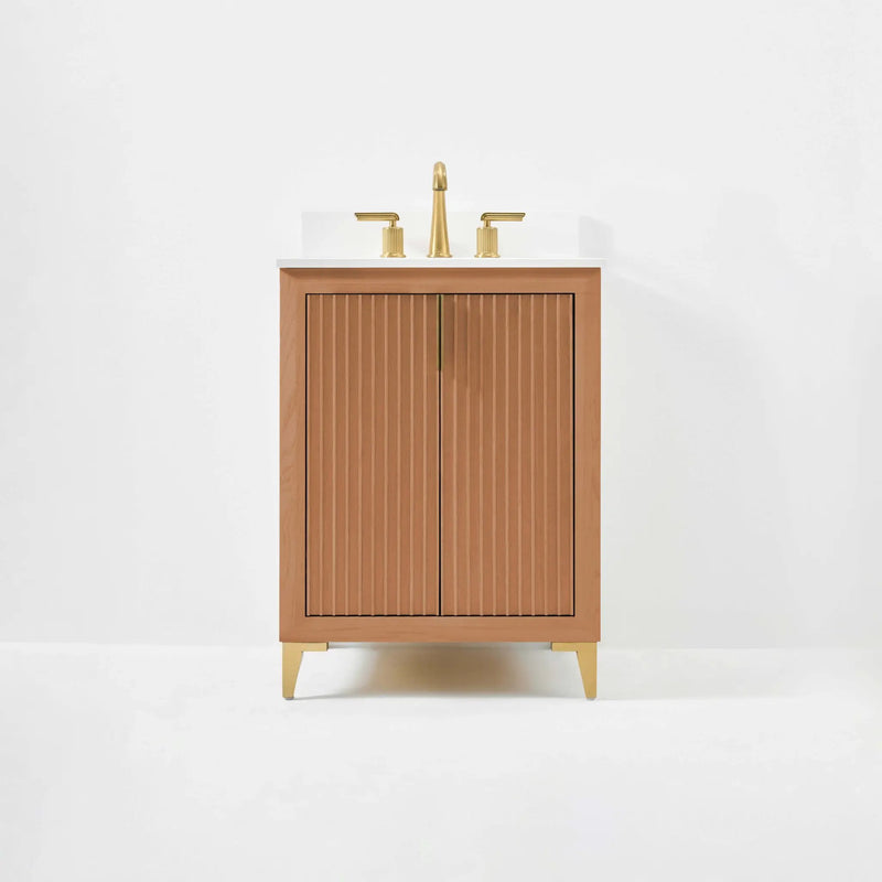 Turlington Bathroom Vanity Collection in Sienna Finish by Ancerre Designs