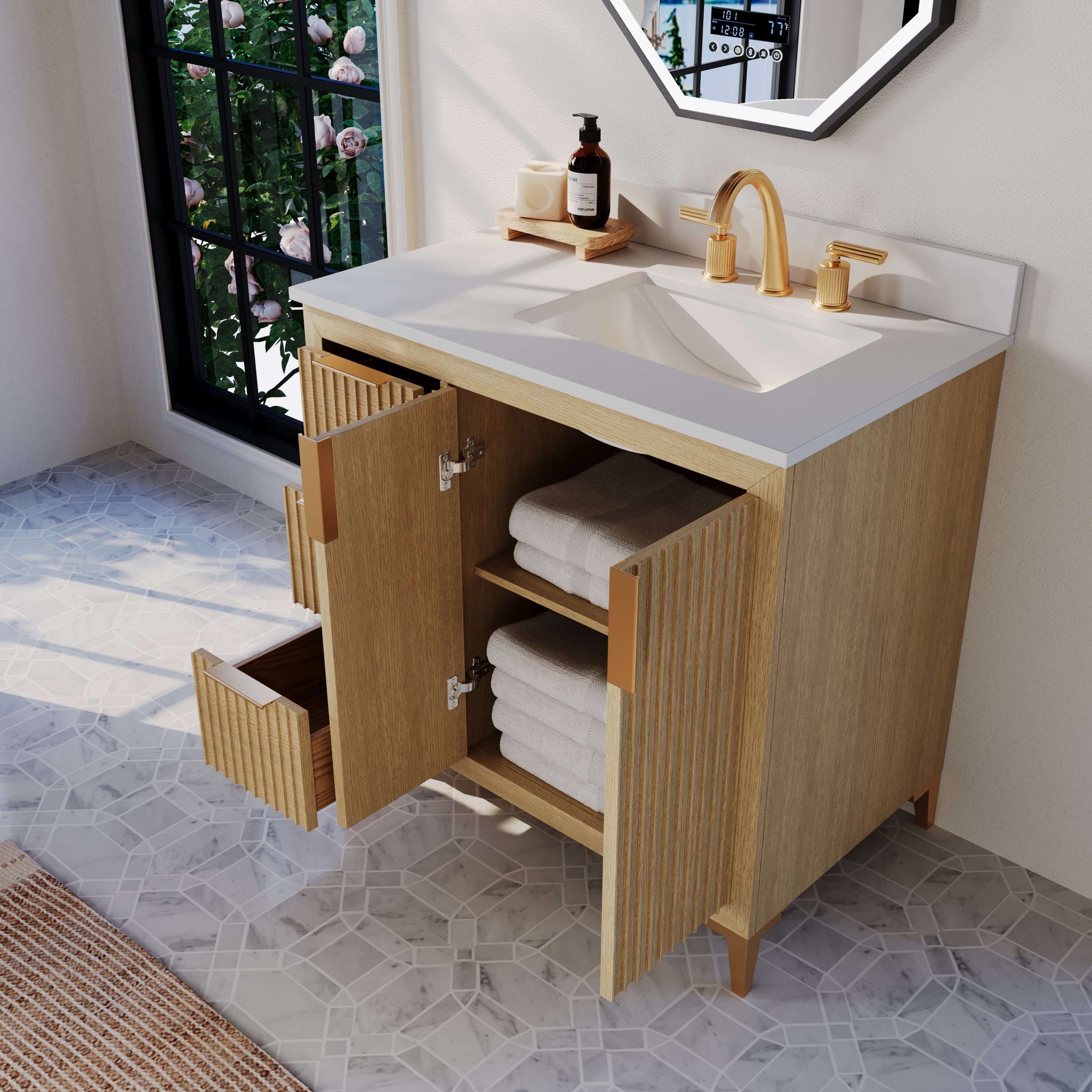 Turlington 36" Bath Vanity Set by Ancerre Designs