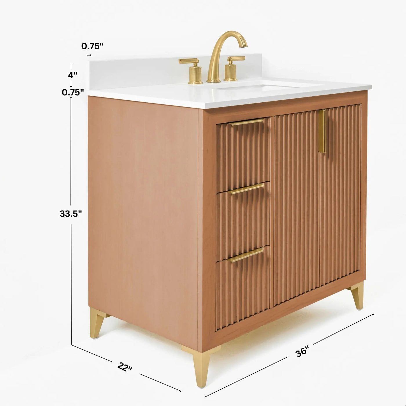 Turlington 36" Bath Vanity Set by Ancerre Designs