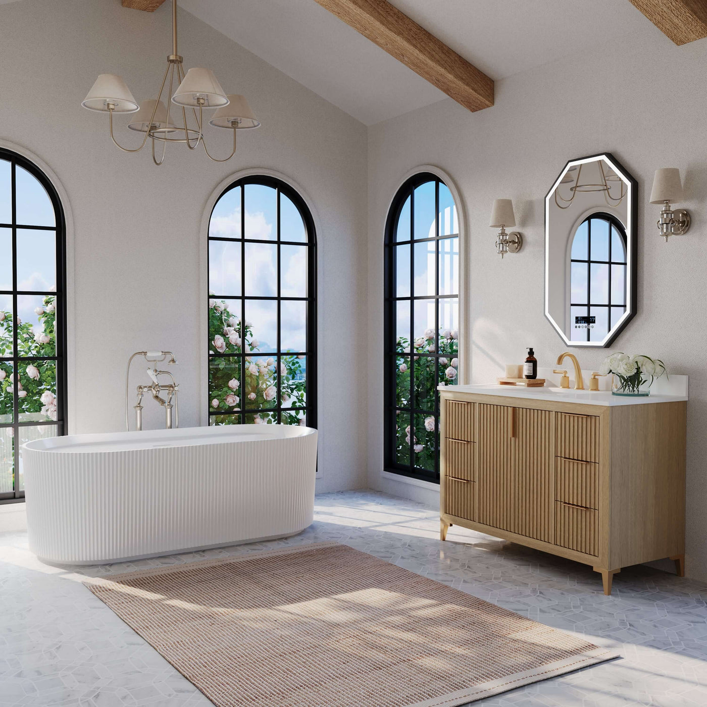 Turlington 48" Bath Vanity Set by Ancerre Designs