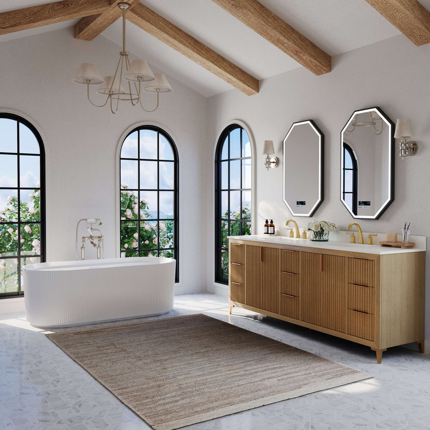 Turlington 84" Bath Vanity Set by Ancerre Designs