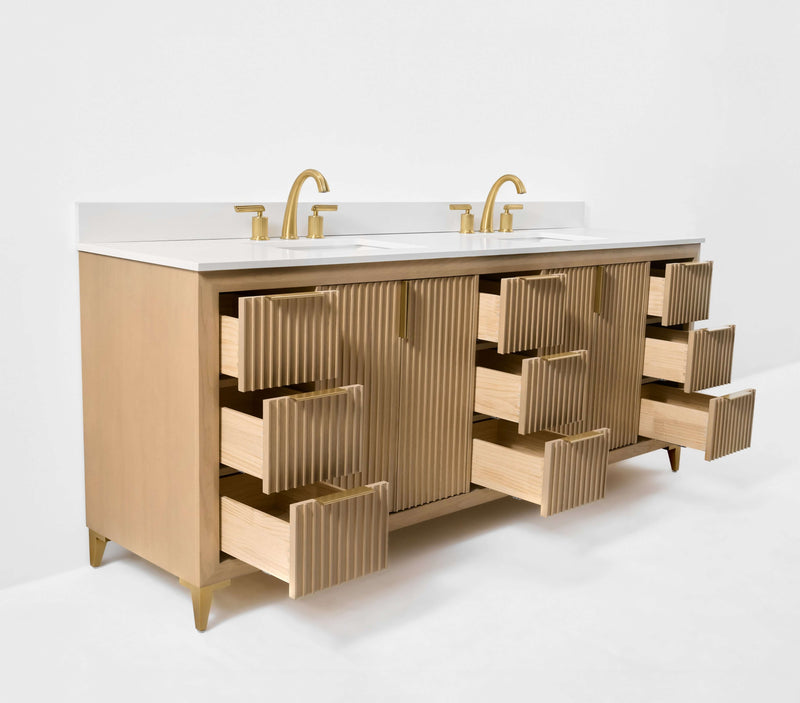 Turlington 84" Bath Vanity Set by Ancerre Designs