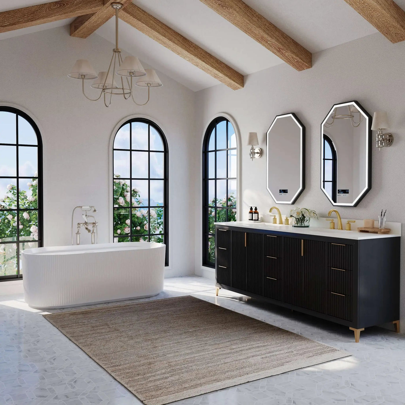 Turlington 84" Bath Vanity Set by Ancerre Designs