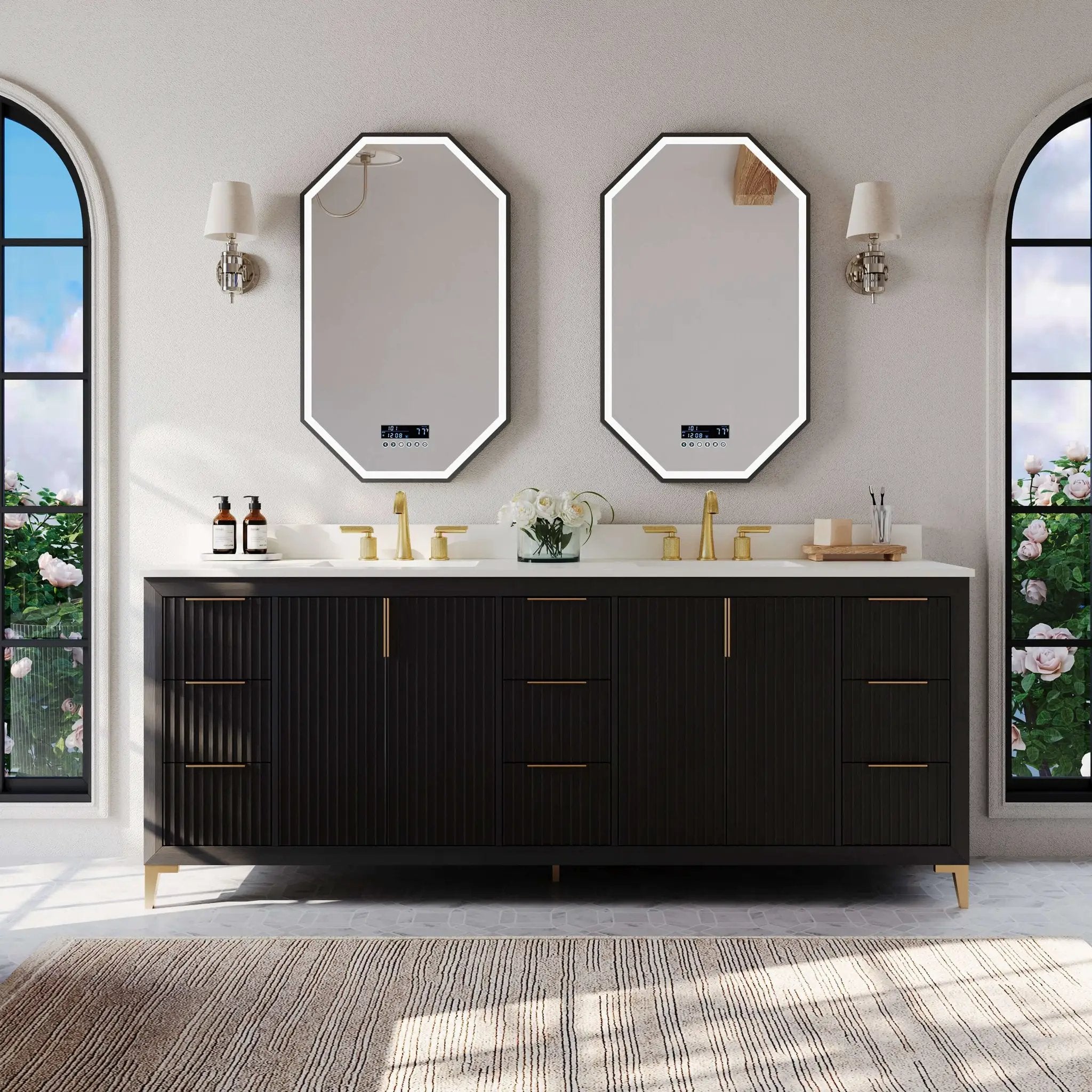Turlington 84" Bath Vanity Set by Ancerre Designs