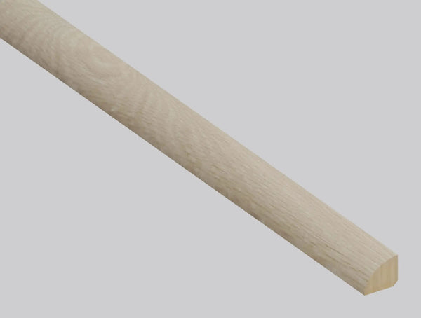 Woodhills Aaron Blonde Oak Wood Semi Gloss Quarter Round Look Moldings 0.64x0.75