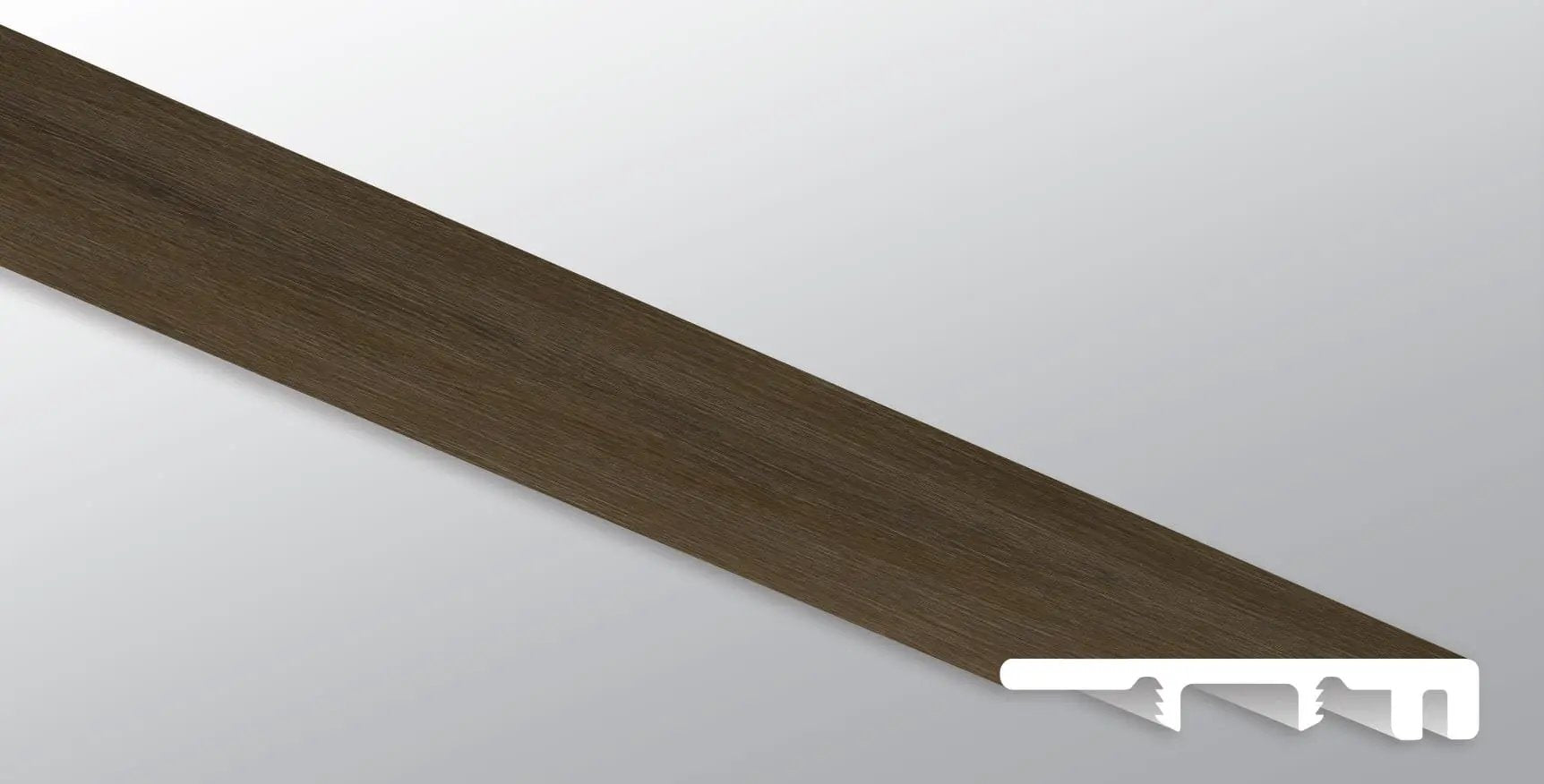Xl Studio Adlar Semi Gloss Wood Look Lvt Moldings 1.5x0.25 close up