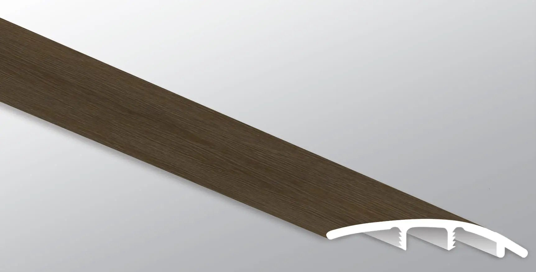 Xl Studio Adlar Semi Gloss Stair Riser Wood Look Lvt Moldings 1.77x0.345 close up