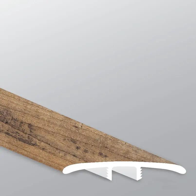 Glenridge Aged Hickory Semi Gloss T Molding Wood Look Lvt Moldings 1.77x0.28 close up