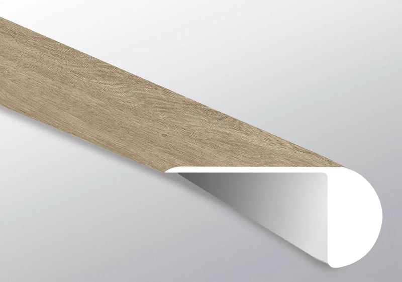 Wayne Parc Andaz Semi Gloss Overlap Stair Nose Wood Look Lvt Moldings 2.23x1.03 close up