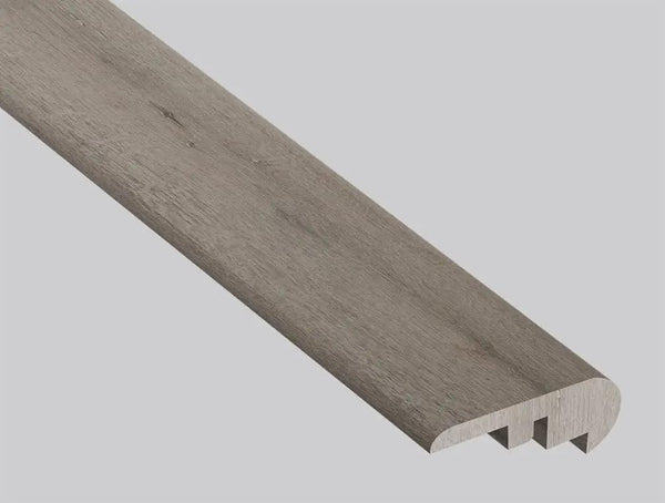 Smithcliffs Avery Ash Semi Gloss Overlap Stair Nose Wood Look Rigid Core Moldings 2.23x1.03