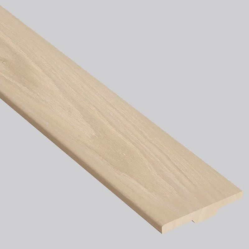 Woodhills Bali Buff Oak Wood Semi Gloss T Molding Look Moldings 1.25x0.28 close up