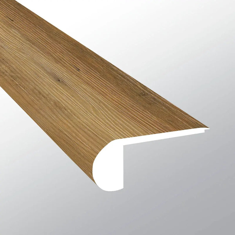 Cyrus 2.0 Barnstorm Semi Gloss Flush Stair Nose Wood Look Lvt Moldings 2.75x0.75 close up