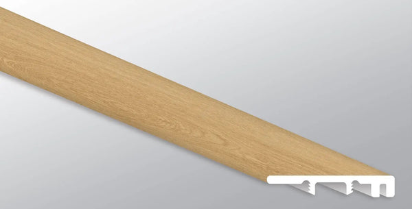 Laurel Bayside Buff Semi Gloss End Cap Wood Look Lvt Moldings 1.5x0.25