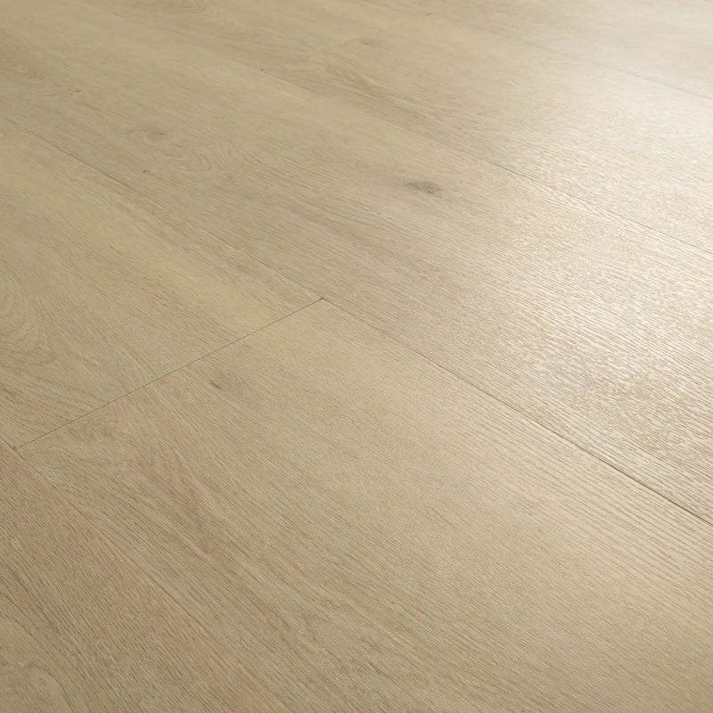 Ashton 2.0 Benton Blonde Semi Gloss Quarter Round Wood Look Lvt Moldings 0.64x0.75 angled view