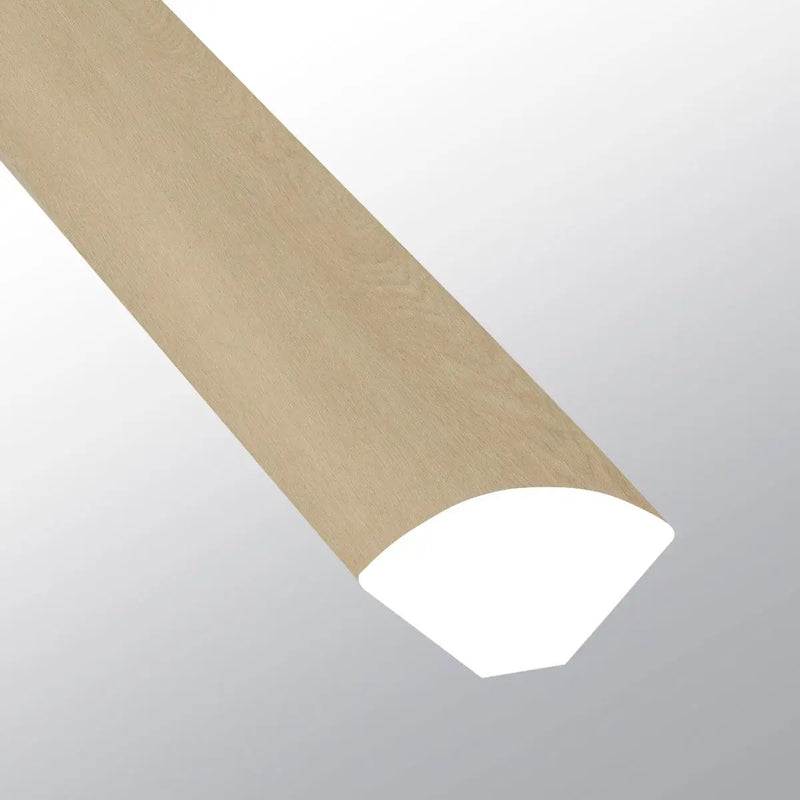 Ashton 2.0 Benton Blonde Semi Gloss Quarter Round Wood Look Lvt Moldings 0.64x0.75 close up
