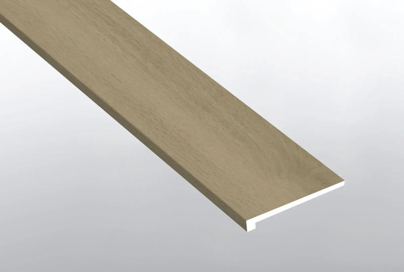 Ashton 2.0 Benton Blonde Semi Gloss Wood Look Lvt Moldings 12x1.25 close up