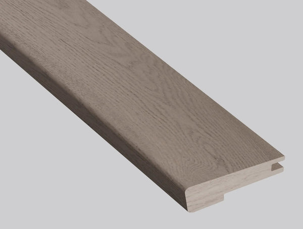 Ladson Bourland Brushed Flush Stair Nose End Cap Wood Look Moldings 3x0.5