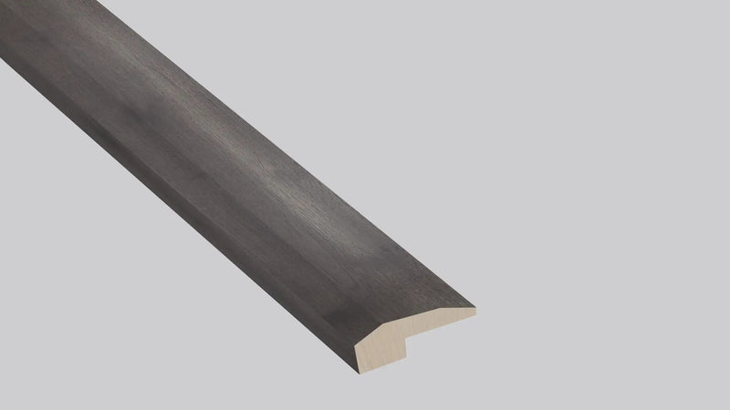 Woodhills Brook Timber Hickory Wood Semi Gloss End Cap Look Moldings 1.5x0.52 close up